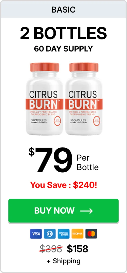 CitrusBurn one bottle